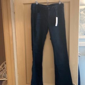 Just Black, Dark blue denim, size 30, mid rise, slim bootcut